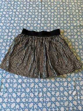 Lovebird Girls Black Metallic Sequin (look) skirt